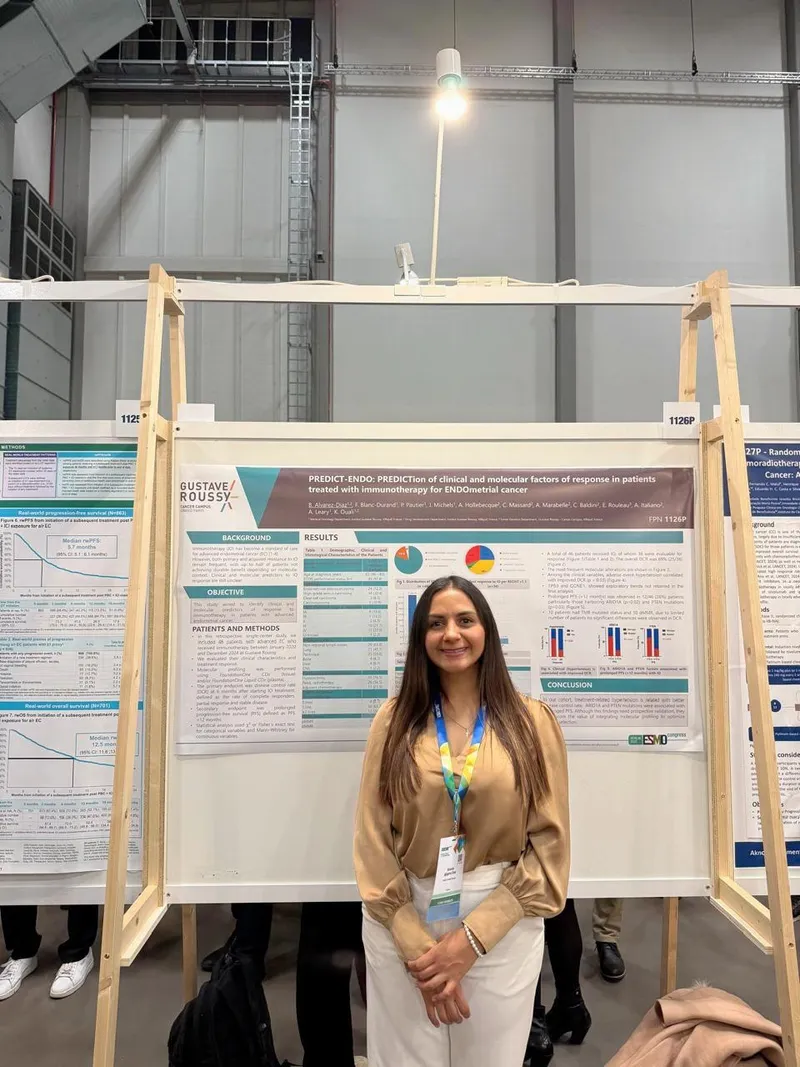 Presentación de trabajo en oncología
